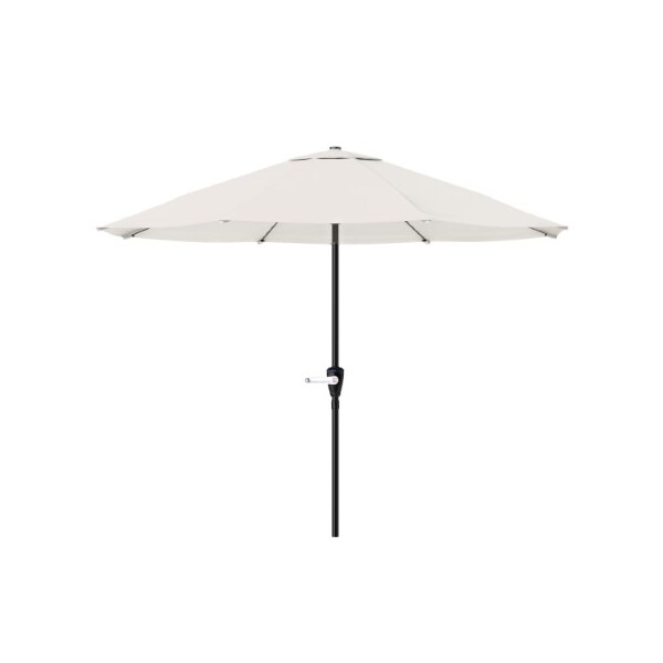 Nature Spring Patio Umbrella, Outdoor Shade with Easy Crank for Table, Deck, Balcony, Porch, Backyard, 9-foot (tan) 361962BFE - main
